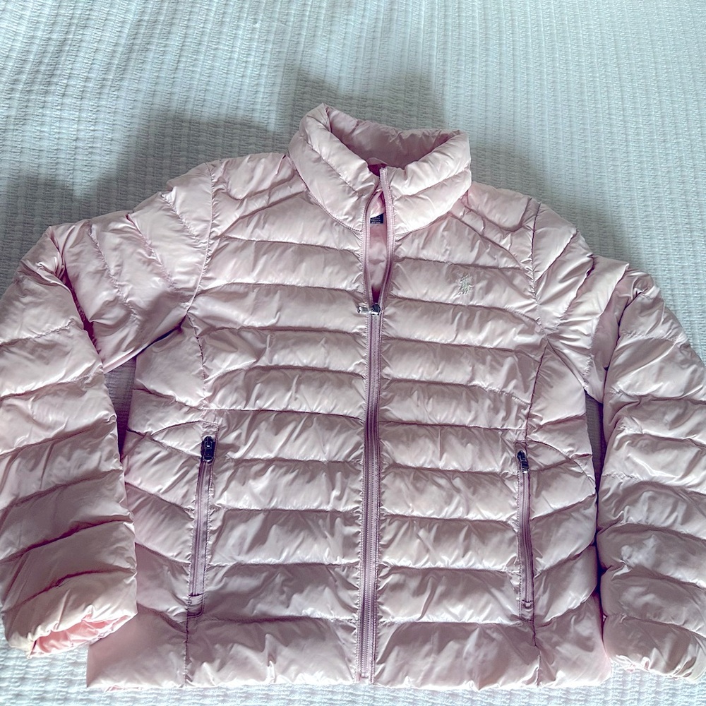 Ralph Lauren light pink puffer jacket